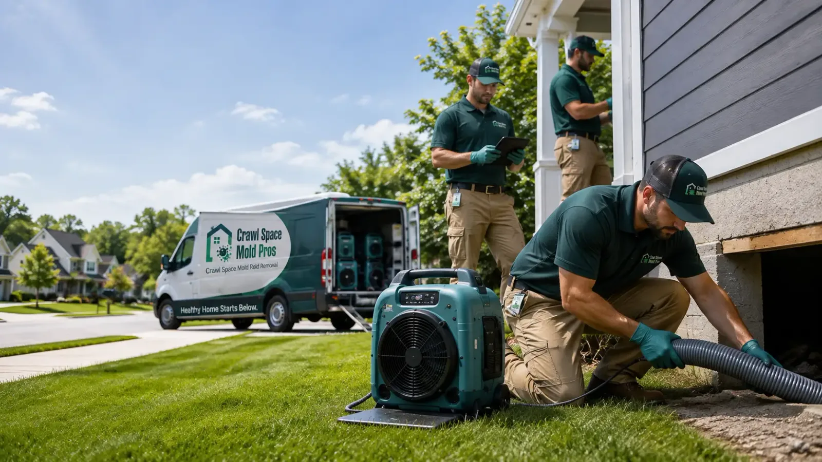 Crawl Space Mold Removal in Butler, MD